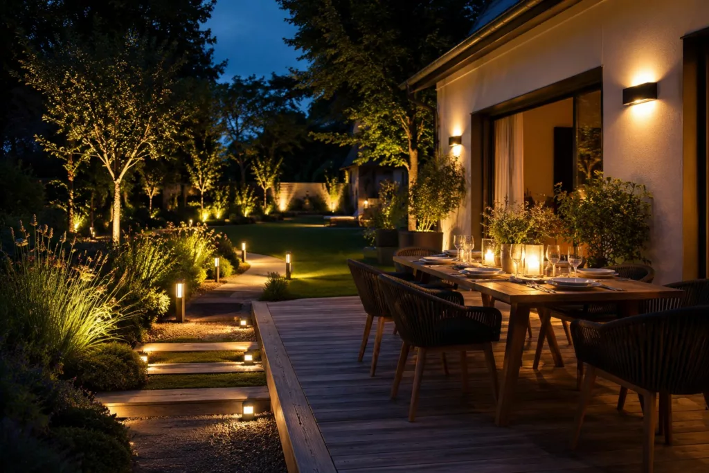 Comment bien éclairer sa terrasse pour manger dehors en été ? 4 Comment bien éclairer sa terrasse pour manger dehors en été ?