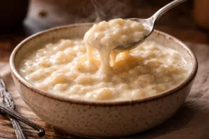Le riz au lait de ma maman, incroyablement crémeux et réconfortant comme en enfance