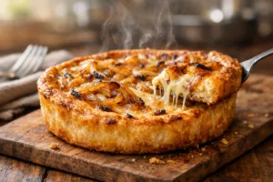 La tarte à l'oignon rapide qui fond en bouche et séduit tout le monde