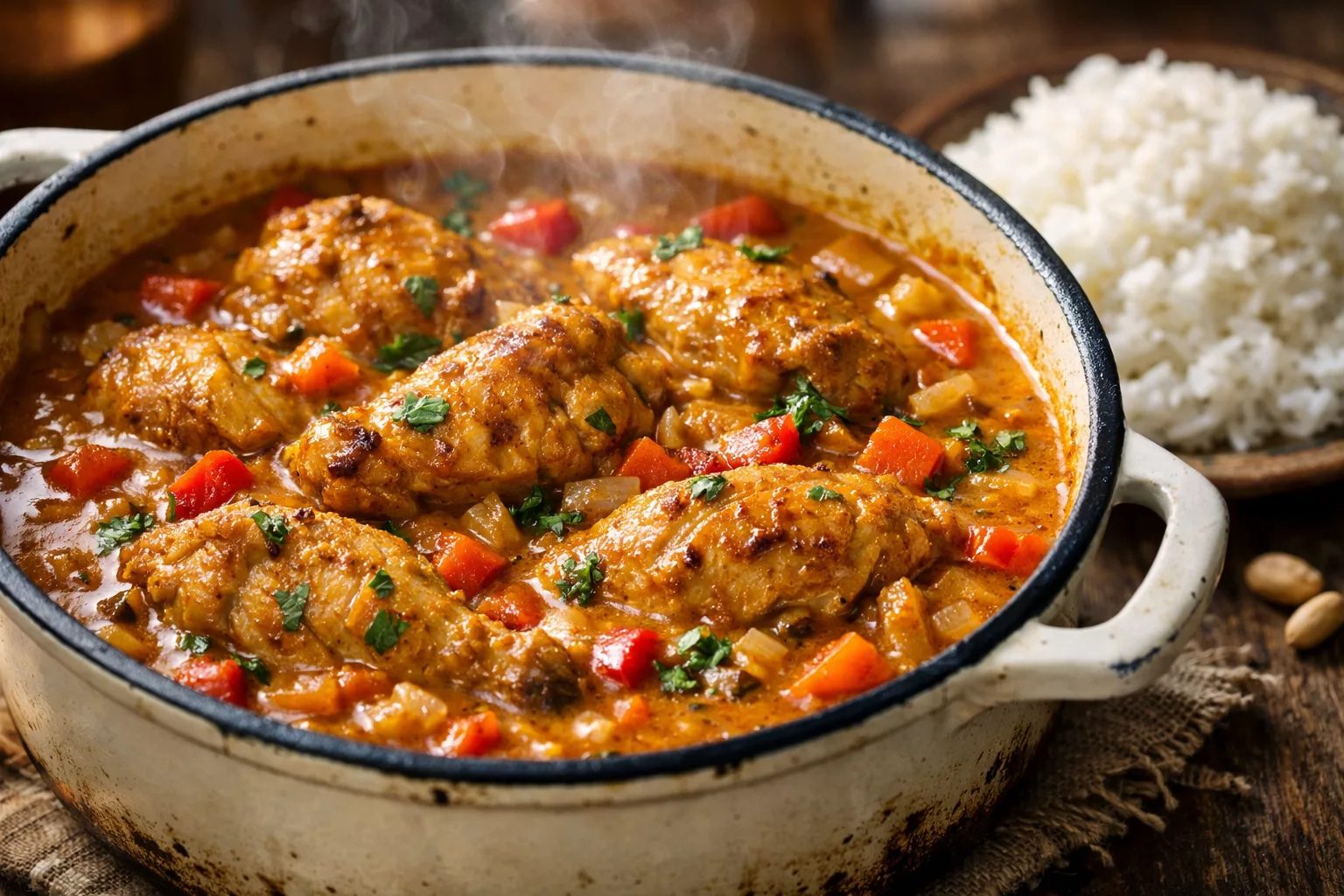 Mafé poulet sénégalais : le plat réconfortant qui vous transporte en Afrique