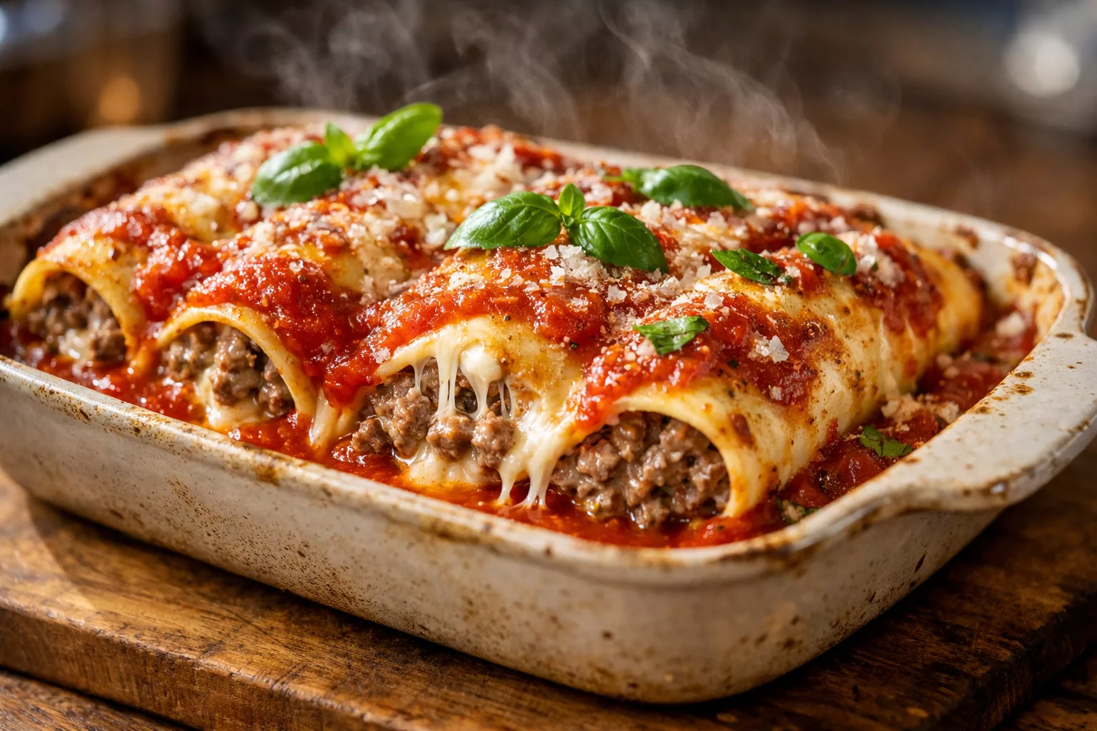 Cannelloni de viande fondants et irrésistibles à chaque bouchée