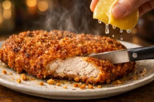Escalopes milanaises croustillantes et dorées, comme dans une trattoria italienne 2 Escalopes milanaises croustillantes et dorées, comme dans une trattoria italienne