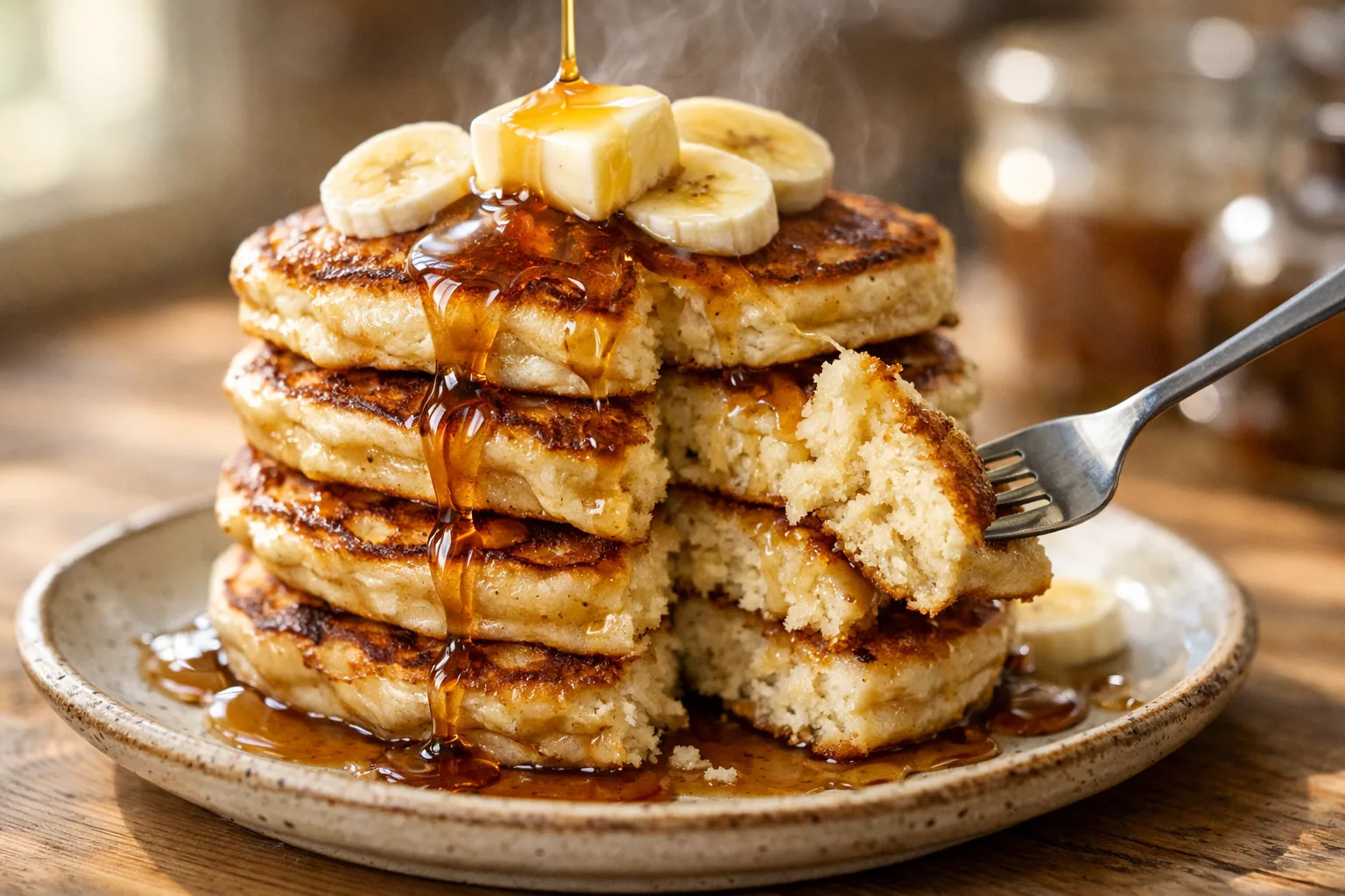 Ces pancakes à la banane incroyablement moelleux que vous allez refaire tous les week-ends 2 Ces pancakes à la banane incroyablement moelleux que vous allez refaire tous les week-ends