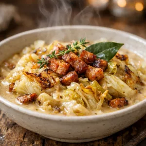 Chou blanc aux lardons : un plat réconfortant et savoureux