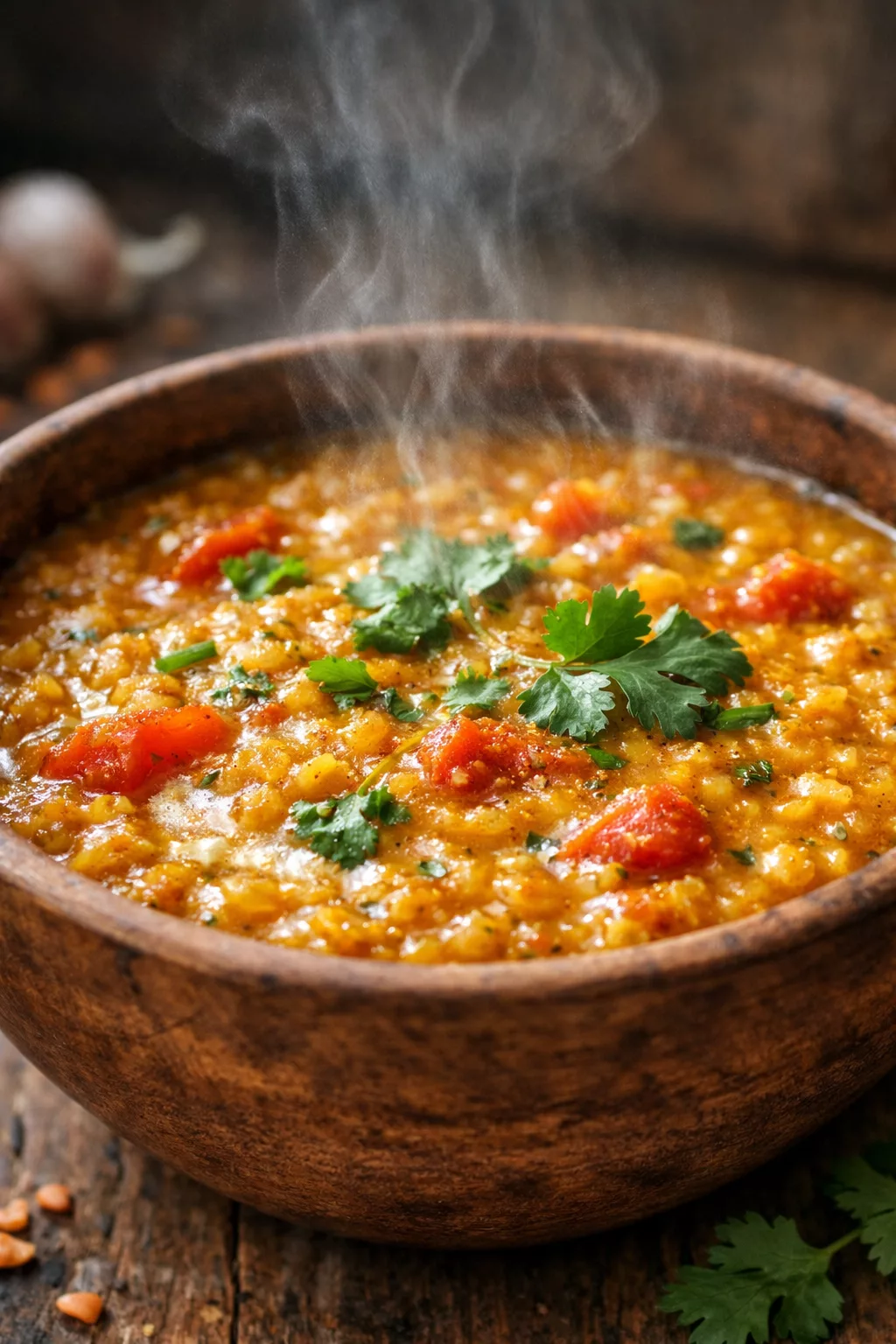 Dahl de lentilles corail : un plat épicé et réconfortant qui réchauffe l’âme