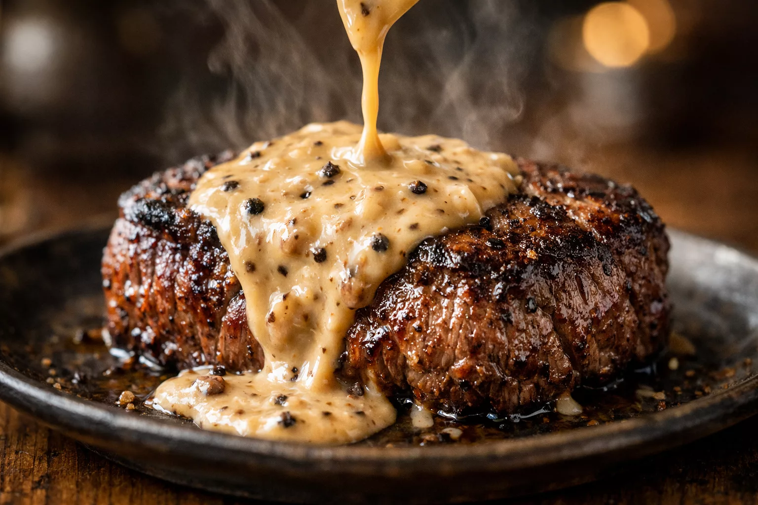 Sauce au poivre toute simple : le petit secret qui transforme n’importe quelle viande en plat de chef