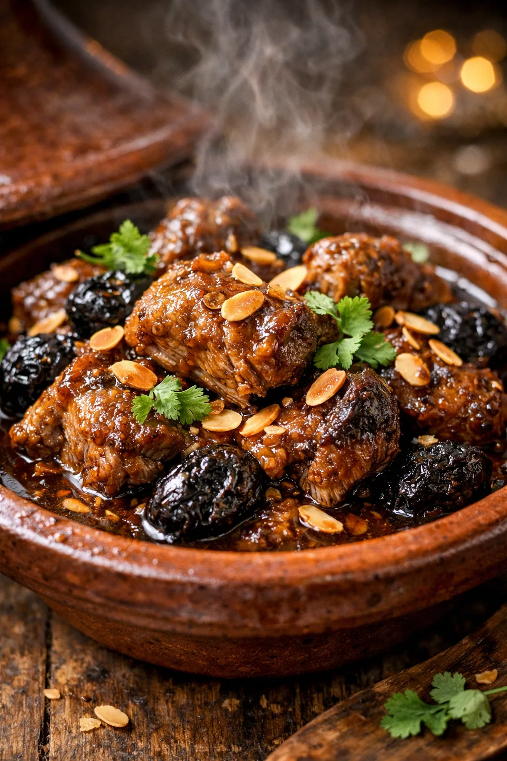 Tajine d'agneau aux pruneaux : un délice sucré-salé qui réchauffe les cœurs 1 Tajine d'agneau aux pruneaux : un délice sucré-salé qui réchauffe les cœurs