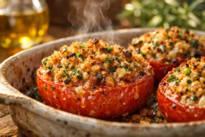 Tomates à la provençale fondantes et parfumées : le goût du soleil dans votre assiette