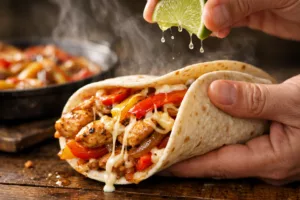 Ces fajitas au poulet ultra savoureuses qui mettent tout le monde d’accord dès la première bouchée