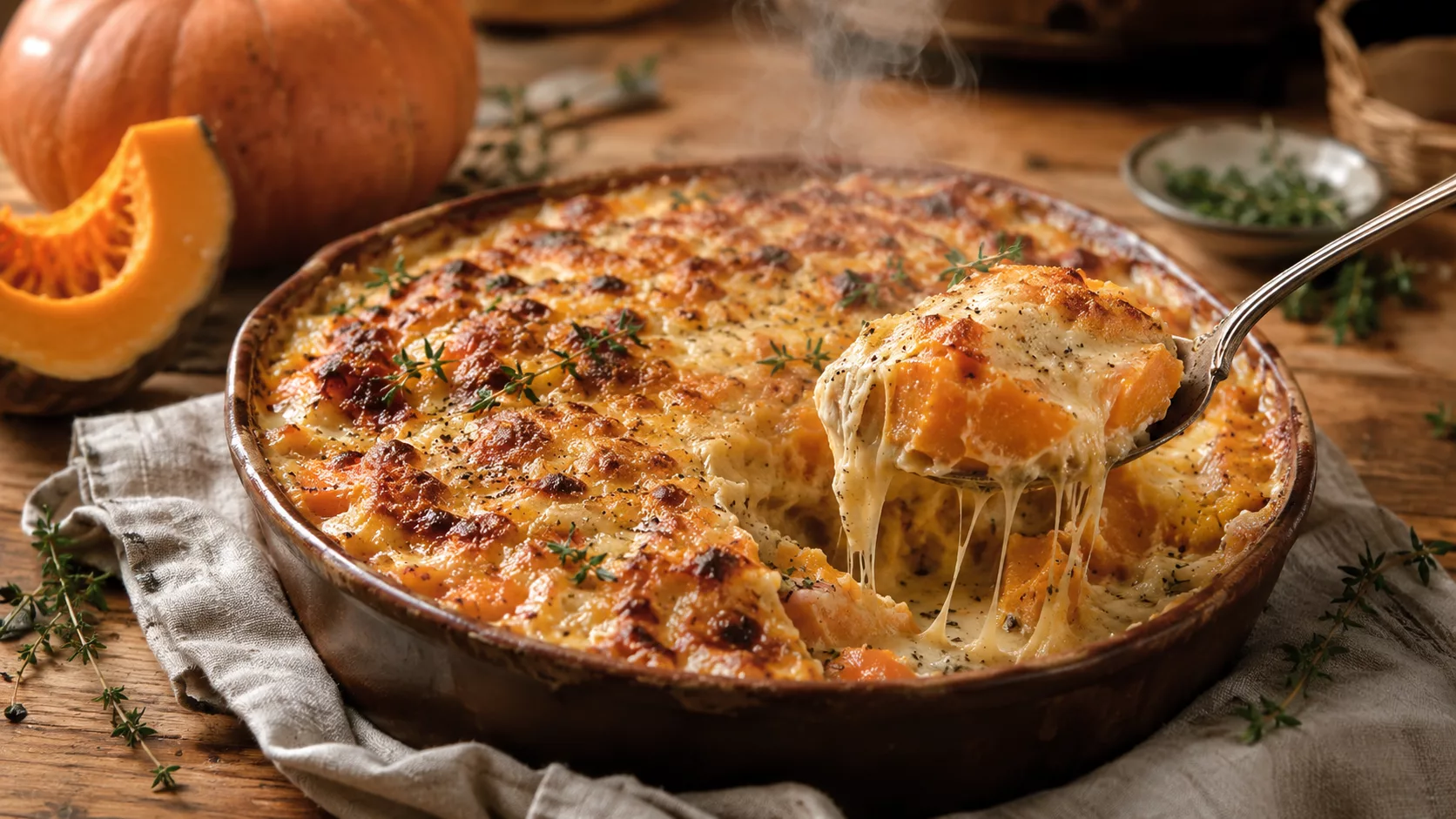 Ce gratin de courge fondant et doré fait aimer les légumes à toute la famille 9 Ce gratin de courge fondant et doré fait aimer les légumes à toute la famille