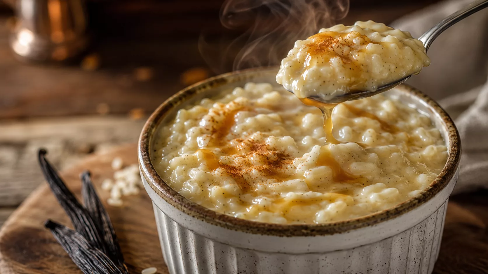 Ce riz au lait crémeux tout simple rappelle instantanément les desserts de notre enfance 3 Ce riz au lait crémeux tout simple rappelle instantanément les desserts de notre enfance
