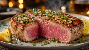 Ce steak de thon poêlé qui donne l’impression d’être au restaurant en moins de 20 minutes