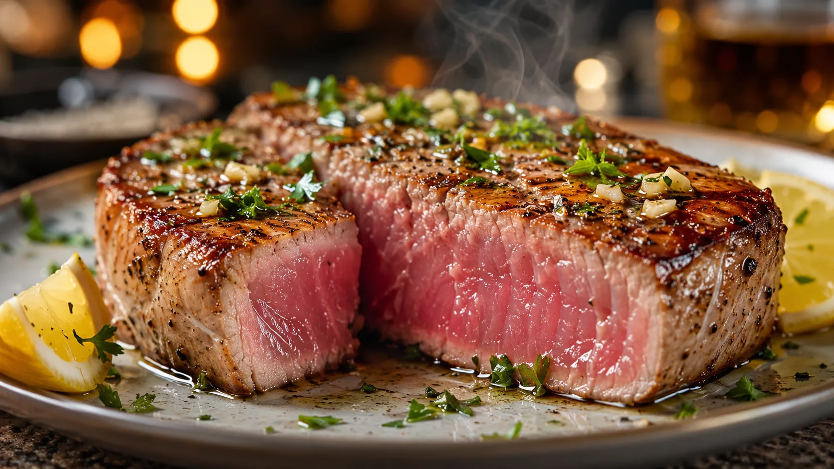 Ce steak de thon poêlé qui donne l’impression d’être au restaurant en moins de 20 minutes 6 Ce steak de thon poêlé qui donne l’impression d’être au restaurant en moins de 20 minutes