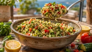 Ce taboulé rapide ultra frais qui sauve tous les repas d’été en quelques minutes