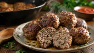 Ces boulettes de viande simplissimes et ultra moelleuses disparaissent toujours en quelques minutes 2 Ces boulettes de viande simplissimes et ultra moelleuses disparaissent toujours en quelques minutes