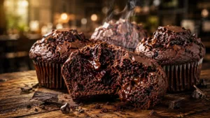 Ces muffins tout chocolat ultra moelleux disparaissent toujours en quelques minutes