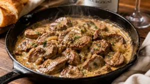 Ces rognons de bœuf à la moutarde révèlent une tendreté et une saveur que l’on oublie trop souvent