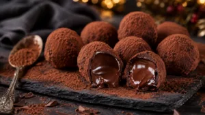 Ces truffes au chocolat fondantes qui font toujours sensation à la première bouchée 2 Ces truffes au chocolat fondantes qui font toujours sensation à la première bouchée