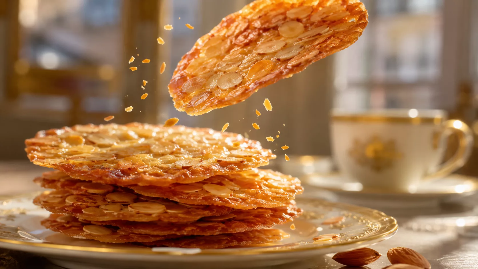 Ces tuiles aux amandes croustillantes disparaissent toujours en quelques minutes 3 Ces tuiles aux amandes croustillantes disparaissent toujours en quelques minutes