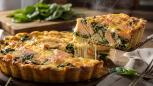 Cette quiche au saumon et aux épinards tellement fondante qu’elle disparaît toujours en premier 3 Cette quiche au saumon et aux épinards tellement fondante qu’elle disparaît toujours en premier