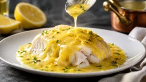 Cette sauce au beurre citronnée pour poisson sublime n’importe quel filet en quelques minutes