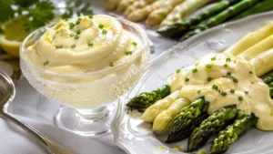 Cette sauce mousseline froide transforme de simples asperges en véritable entrée de fête 2 Cette sauce mousseline froide transforme de simples asperges en véritable entrée de fête