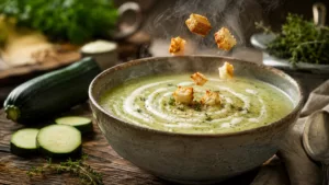 Cette soupe de courgettes ultra onctueuse pourrait bien devenir votre recette préférée de la semaine