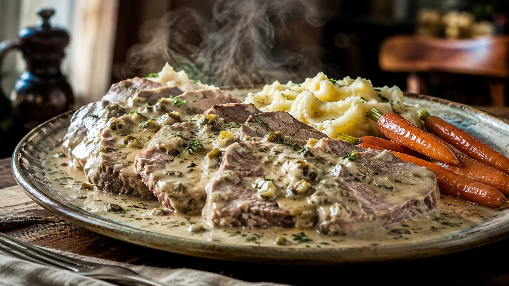 La langue de bœuf sauce cornichons ultra fondante qui rappelle les grands repas du dimanche 6 La langue de bœuf sauce cornichons ultra fondante qui rappelle les grands repas du dimanche