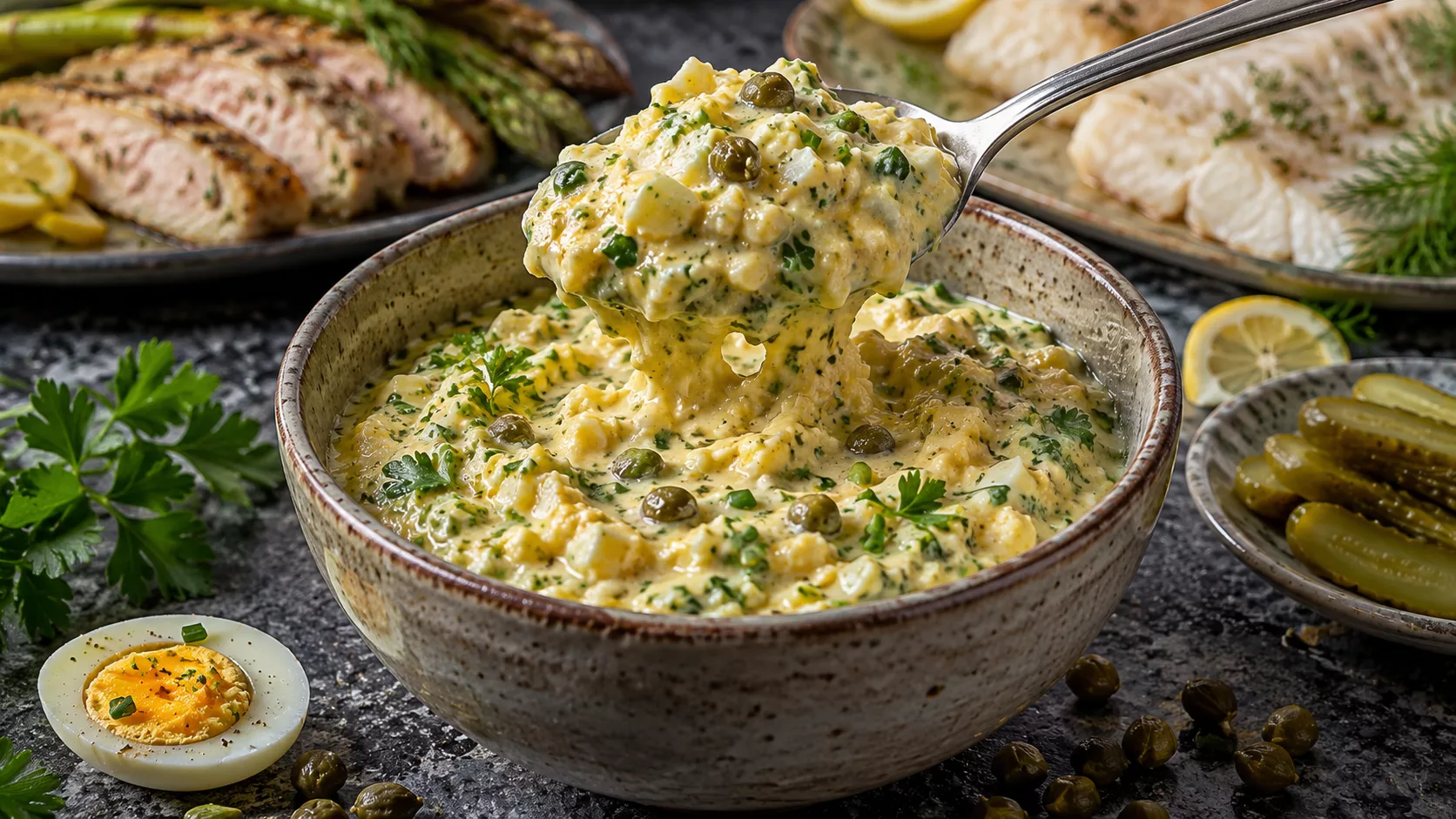 La sauce gribiche rapide qui transforme instantanément viandes, poissons et légumes 9 La sauce gribiche rapide qui transforme instantanément viandes, poissons et légumes
