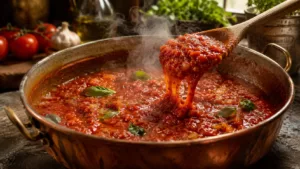 La sauce tomate maison qui transforme n’importe quel plat en vrai repas italien
