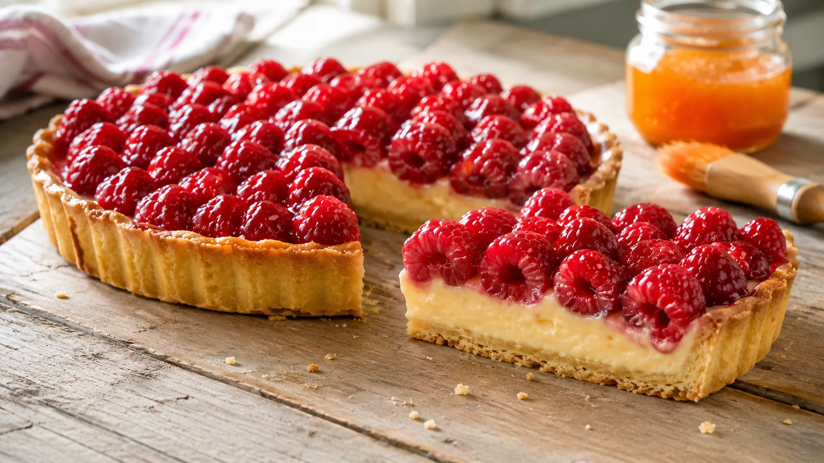 La tarte aux framboises express qui fait toujours son petit effet sans passer des heures en cuisine 1 La tarte aux framboises express qui fait toujours son petit effet sans passer des heures en cuisine