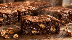 Le brownie aux noix ultra fondant qui fait craquer tout le monde dès la première bouchée