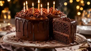 Le gâteau d’anniversaire au chocolat qui fait briller les yeux dès la première part 2 Le gâteau d’anniversaire au chocolat qui fait briller les yeux dès la première part