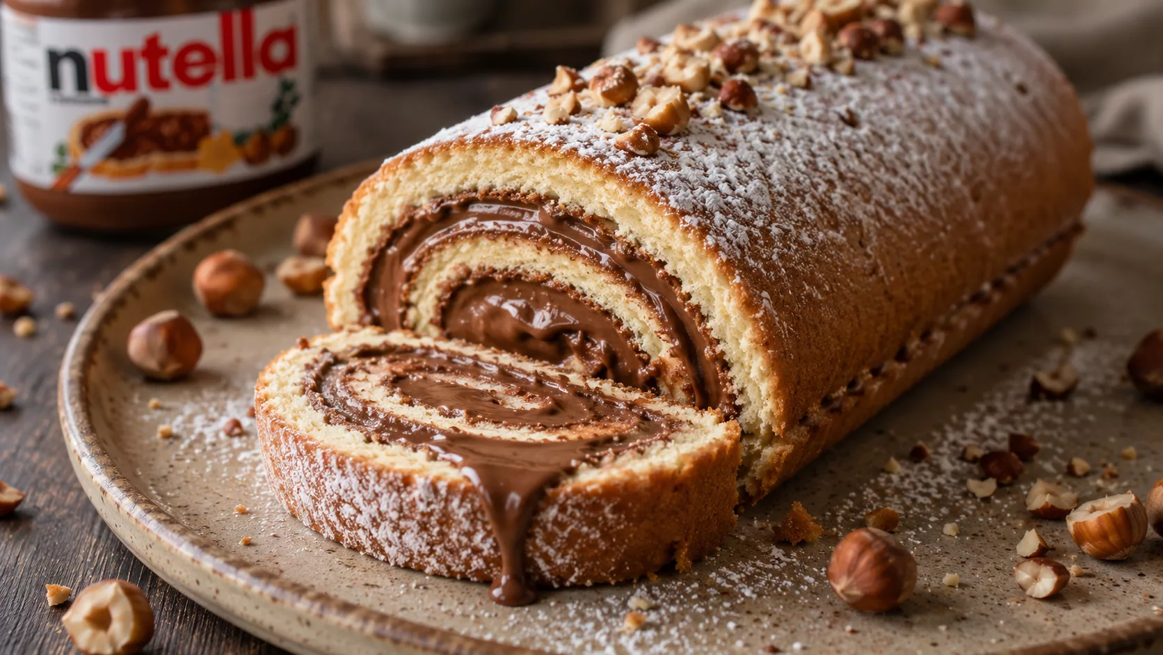 Le roulé au Nutella ultra moelleux qui disparaît toujours en quelques minutes 7 Le roulé au Nutella ultra moelleux qui disparaît toujours en quelques minutes