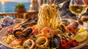 Les spaghetti aux fruits de mer express qui donnent l’impression d’être au restaurant en moins de 30 minutes