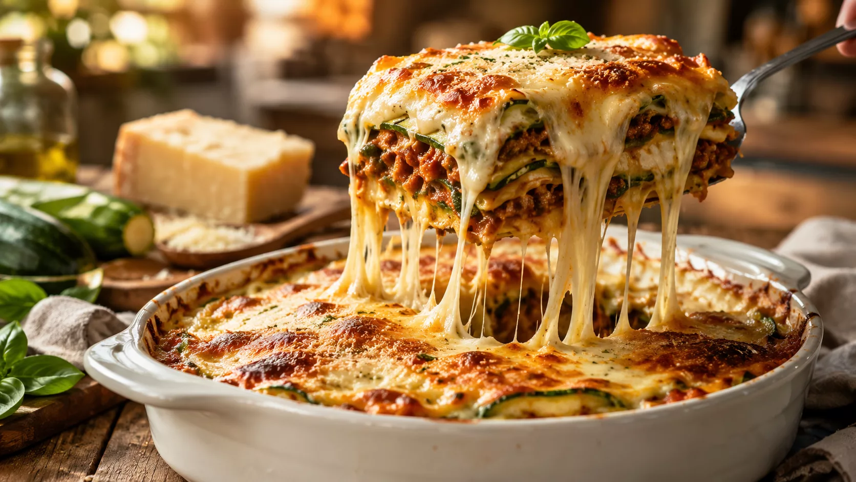 Ces lasagnes de courgettes ultra fondantes vont détrôner la version classique 4 Ces lasagnes de courgettes ultra fondantes vont détrôner la version classique