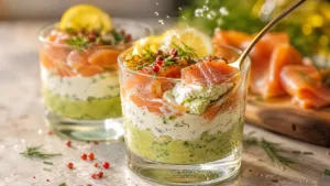 Cette verrine avocat et truite fumée va faire sensation à l'apéritif