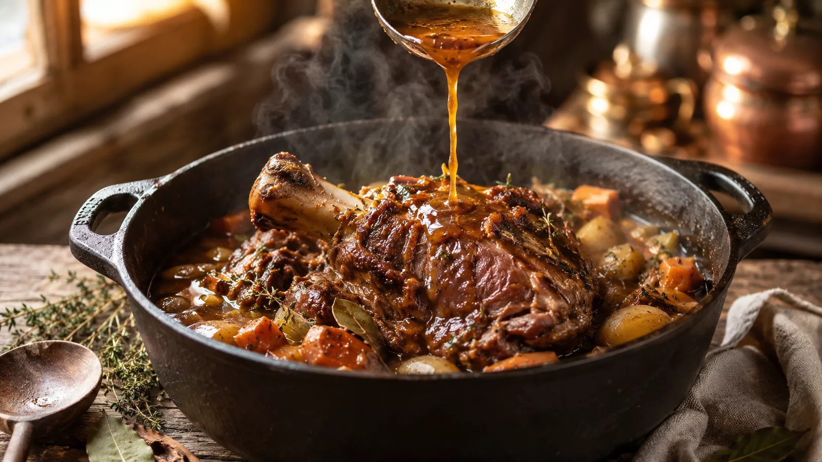 La mijotée de jarret de porc fondante qui embaume toute la maison dès les premières minutes 3 La mijotée de jarret de porc fondante qui embaume toute la maison dès les premières minutes