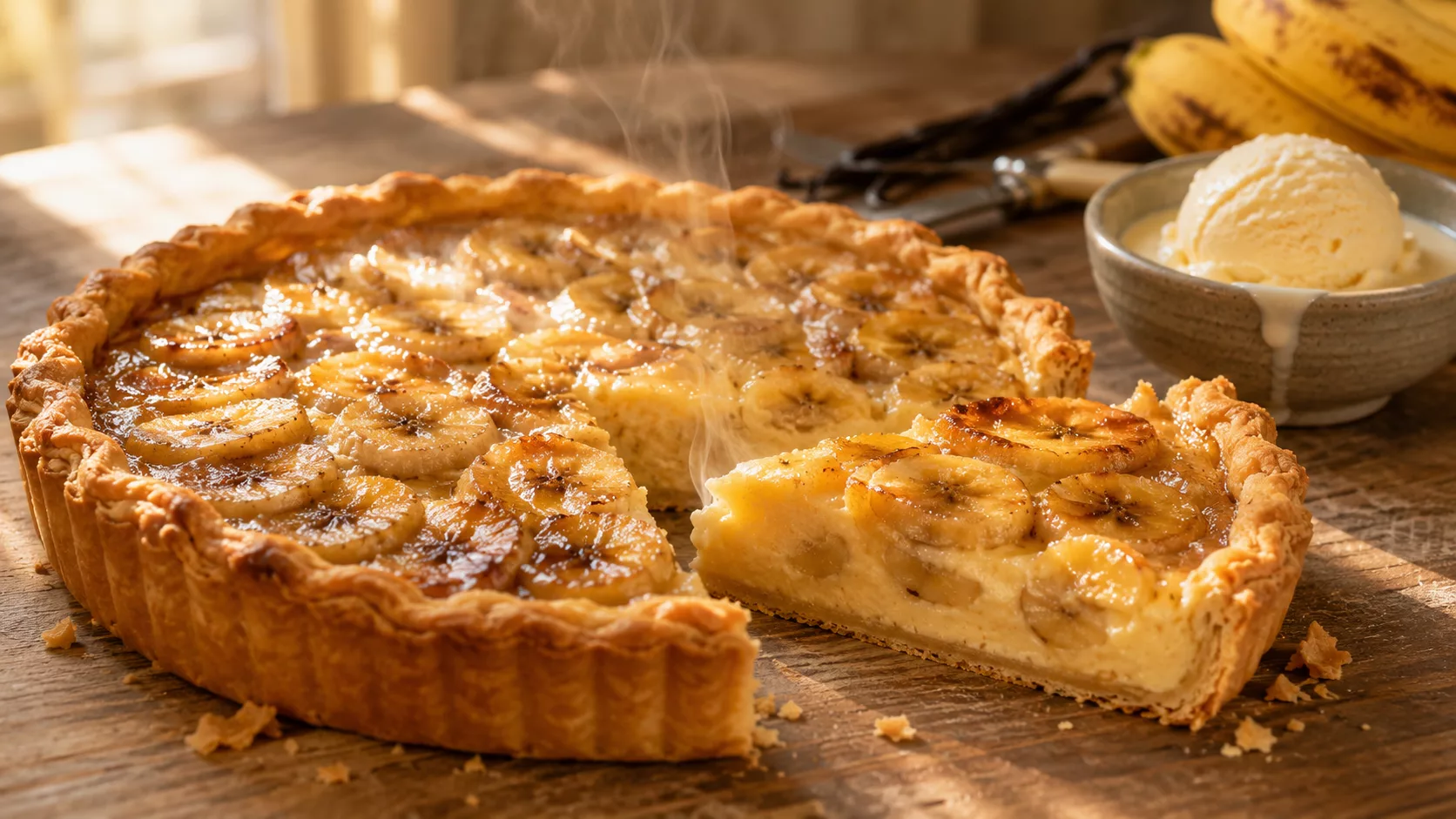 La tarte aux bananes ultra fondante qui fait toujours l'unanimité 6 La tarte aux bananes ultra fondante qui fait toujours l'unanimité