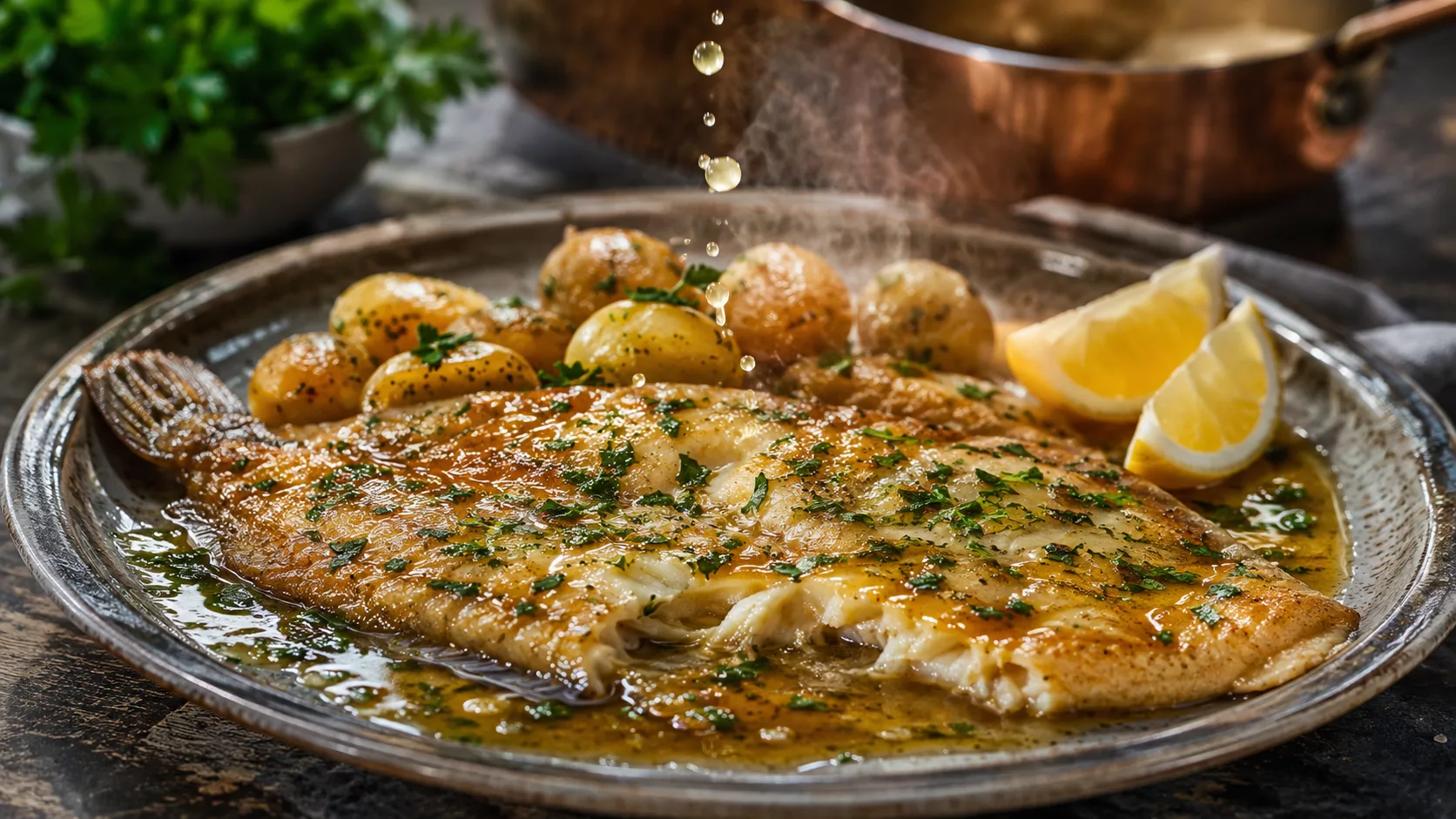 La vraie sole meunière qui fond en bouche et impressionne à tous les coups 1 La vraie sole meunière qui fond en bouche et impressionne à tous les coups