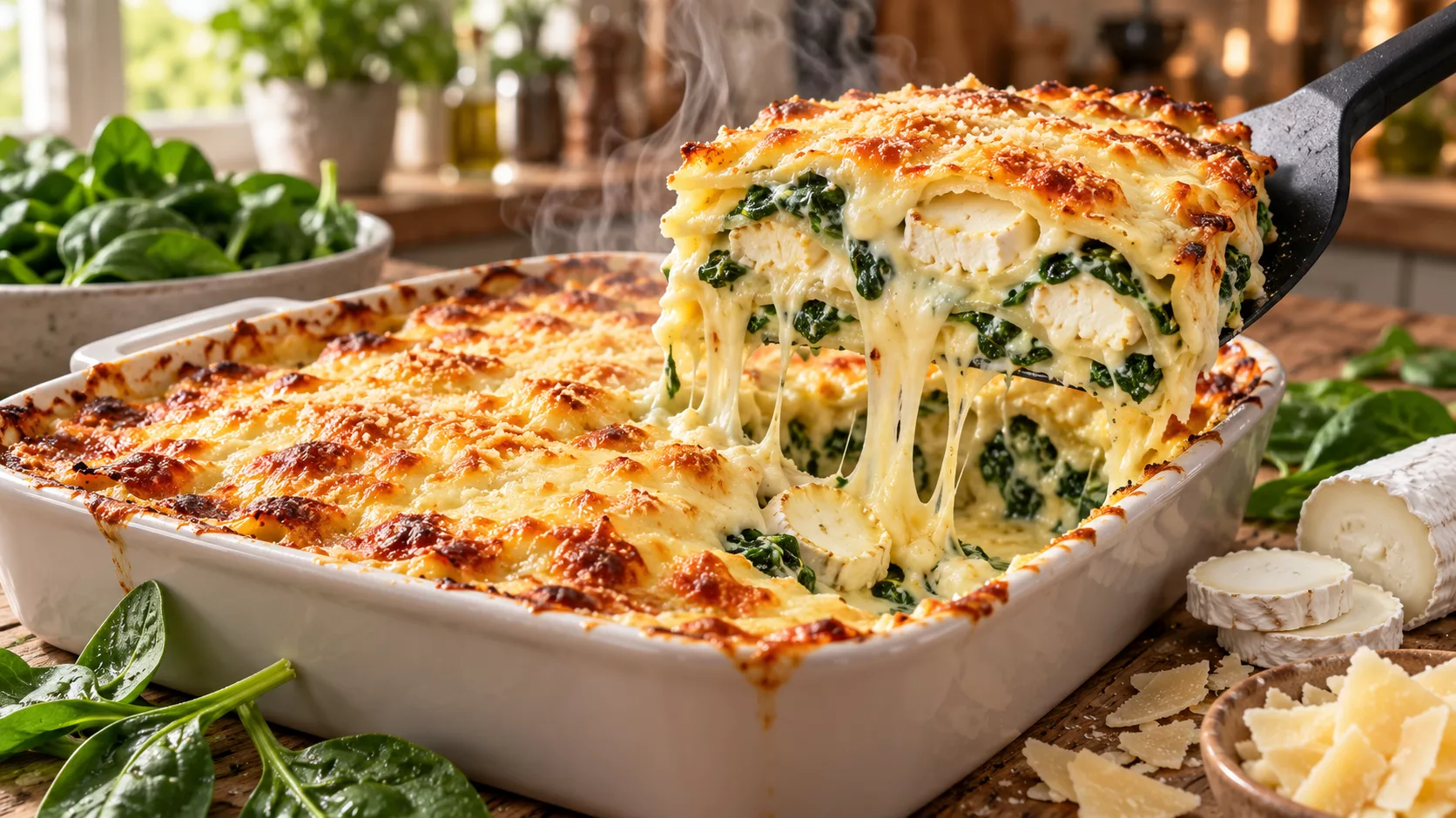 Lasagnes chèvre et épinards : la recette ultra fondante qui fait toujours l'unanimité 2 Lasagnes chèvre et épinards : la recette ultra fondante qui fait toujours l'unanimité
