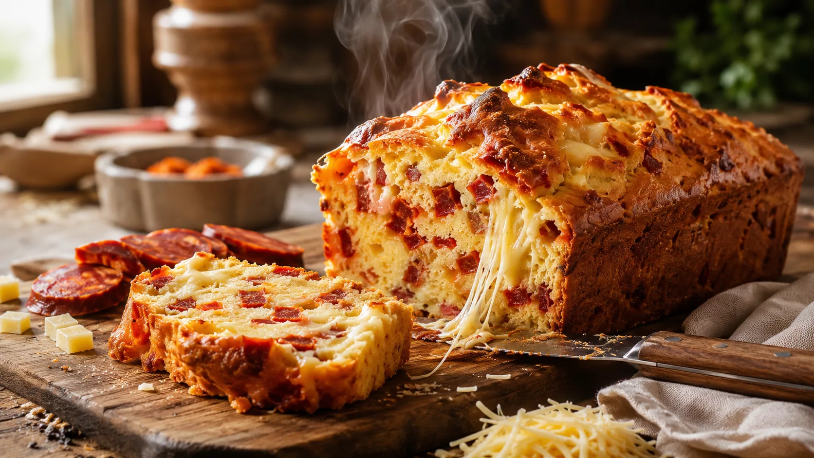 Le cake au chorizo et gruyère ultra moelleux qui fait toujours sensation 2 Le cake au chorizo et gruyère ultra moelleux qui fait toujours sensation