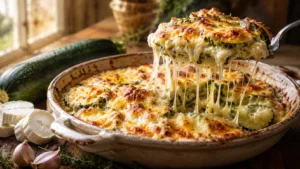 Le gratin de courgettes au chèvre qui fait aimer les légumes à toute la famille