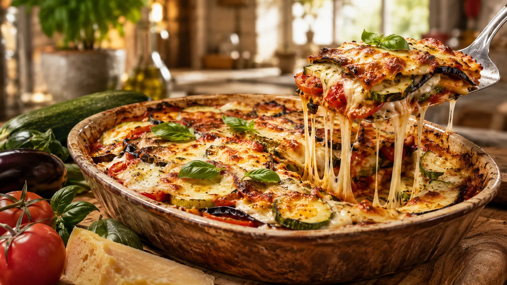 Le gratin de courgettes, aubergines et tomates qui sent bon l'été 2 Le gratin de courgettes, aubergines et tomates qui sent bon l'été