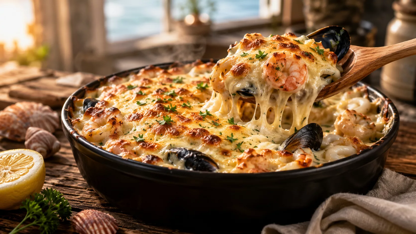 Le gratin de fruits de mer simplissime qui fait toujours sensation 2 Le gratin de fruits de mer simplissime qui fait toujours sensation