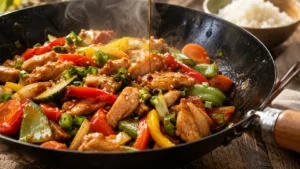 Le sauté de poulet au wok qui rend les légumes vraiment irrésistibles 3 Le sauté de poulet au wok qui rend les légumes vraiment irrésistibles