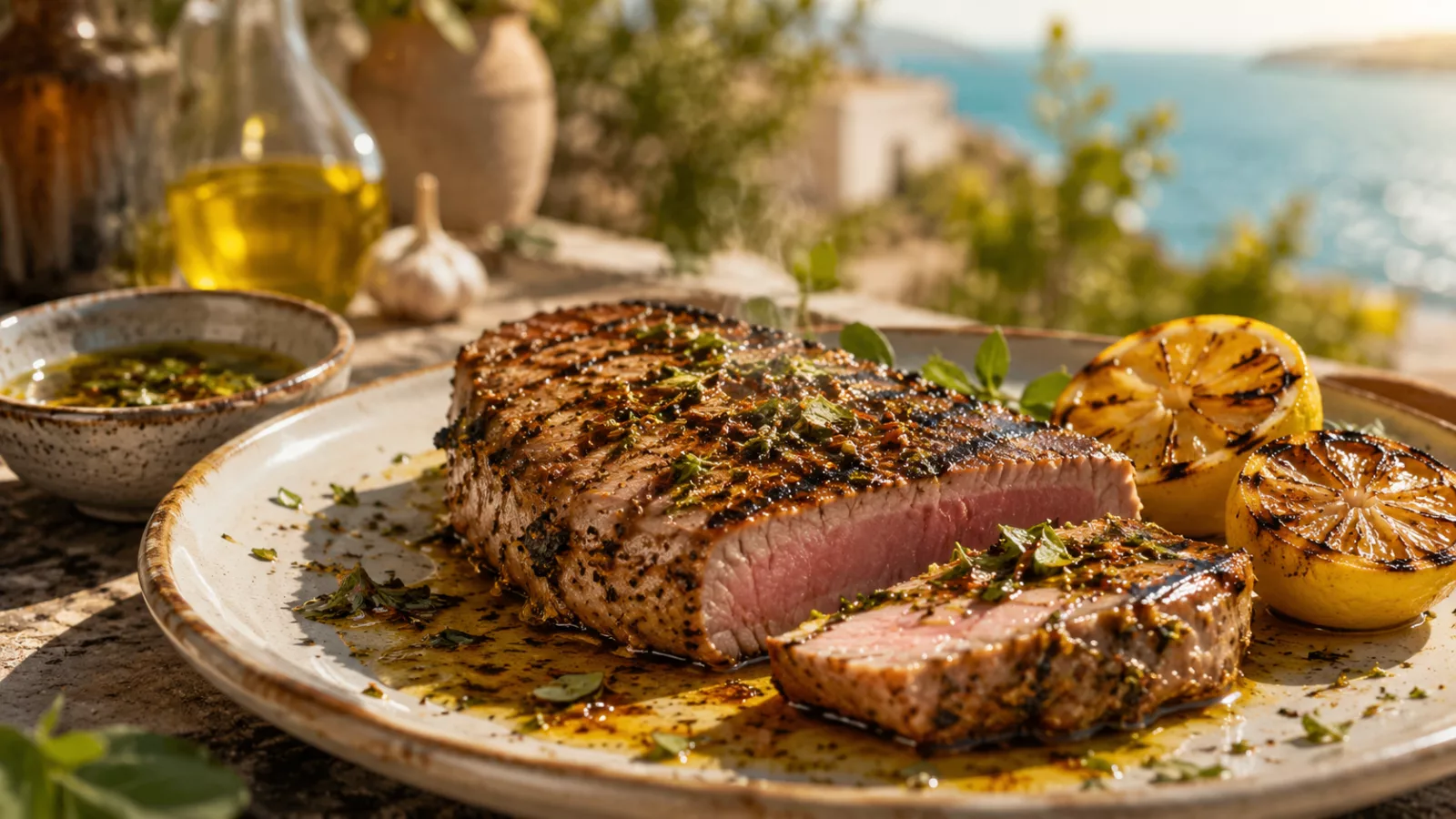 Le thon grillé à la marinade méditerranéenne qui sent bon les vacances 1 Le thon grillé à la marinade méditerranéenne qui sent bon les vacances