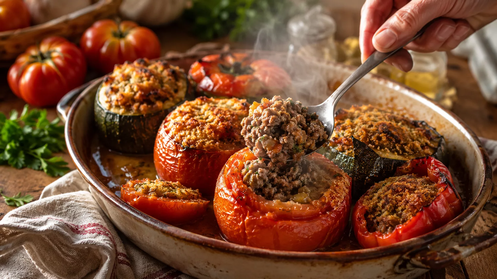 Les légumes farcis façon maman qui régalent toute la famille