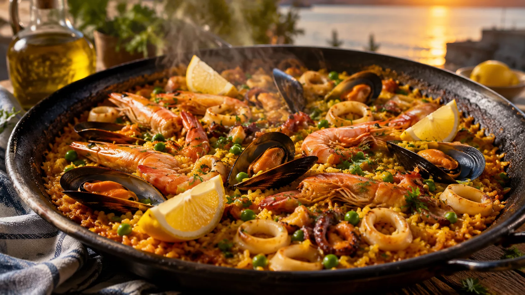 Paella de fruits de mer : la recette qui sent les vacances dès la première bouchée 3 Paella de fruits de mer : la recette qui sent les vacances dès la première bouchée