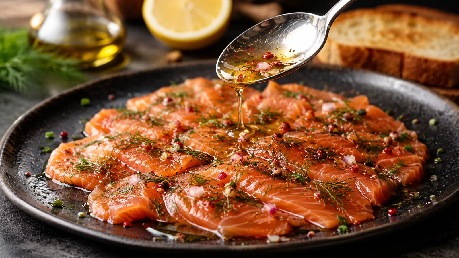 Cette marinade de saumon cru aux vinaigres sublime le poisson en quelques minutes 1 Cette marinade de saumon cru aux vinaigres sublime le poisson en quelques minutes
